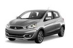 Mitsubishi Mirage car for hire in Paphos Cyprus